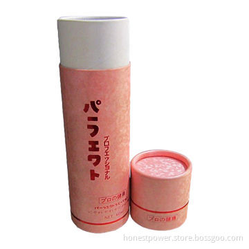 Round Paper Boxes with Foil Stamped, Customized Sizes and Designs are Welcome